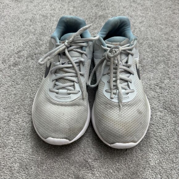 Nike Revolution 6 Next Nature Running Sneaker Shoes Womens 10 Gray Blue Athletic - Picture 1 of 16